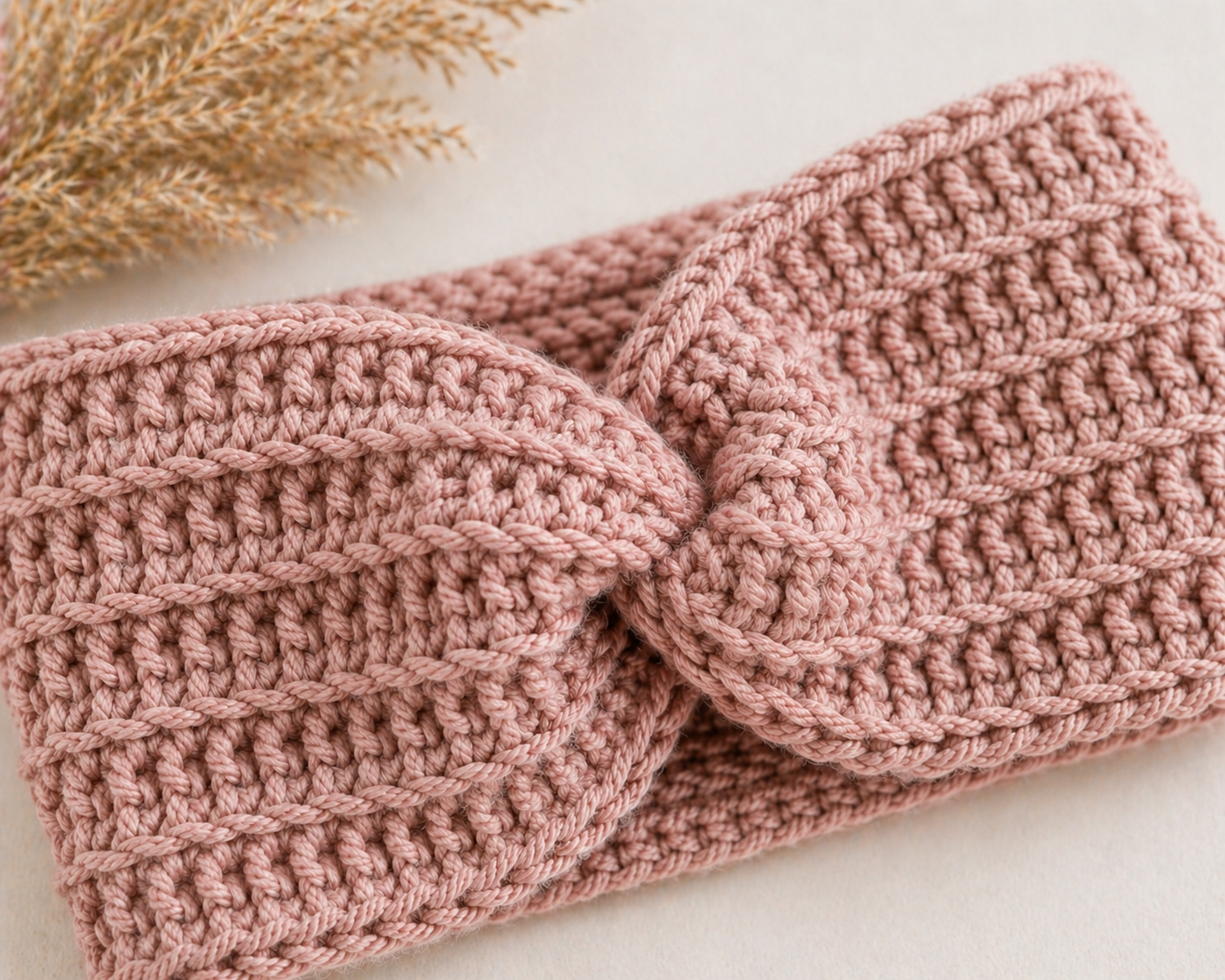 ELARA Handmade Knit Headband – Soft Twist Cozy Ear Warmer