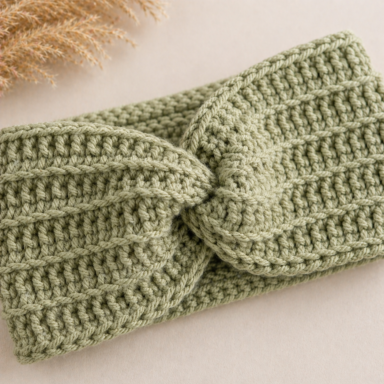 ELARA Handmade Knit Headband – Soft Twist Cozy Ear Warmer