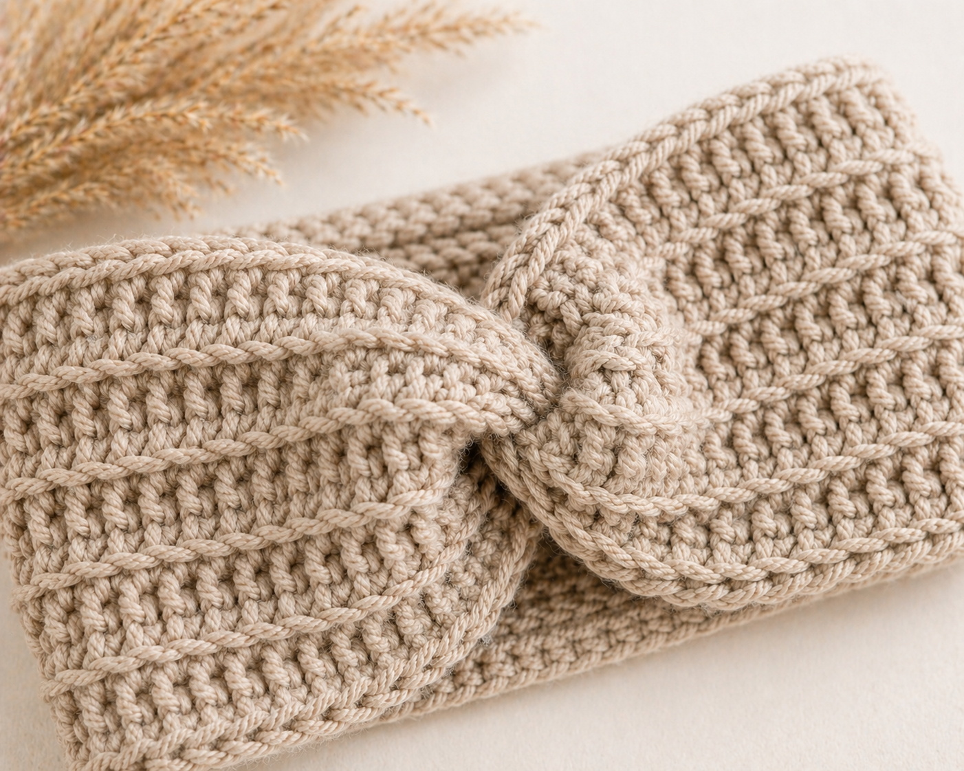 ELARA Handmade Knit Headband – Soft Twist Cozy Ear Warmer