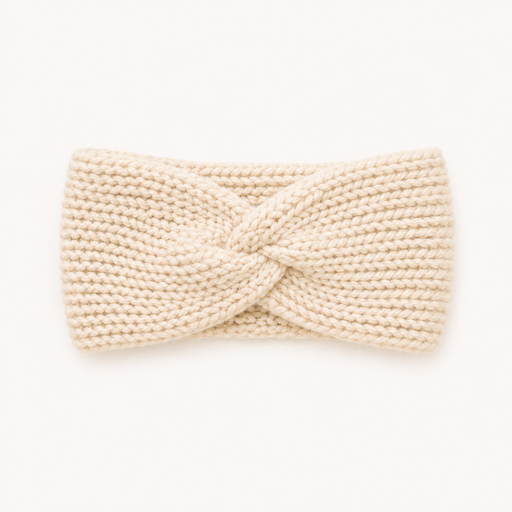 ELARA Handmade Knit Headband – Soft Twist Cozy Ear Warmer