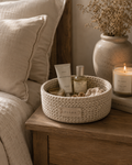 ELARA Handmade Oatmeal Catch-All Basket