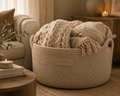 ELARA Handmade Cozy Living Basket